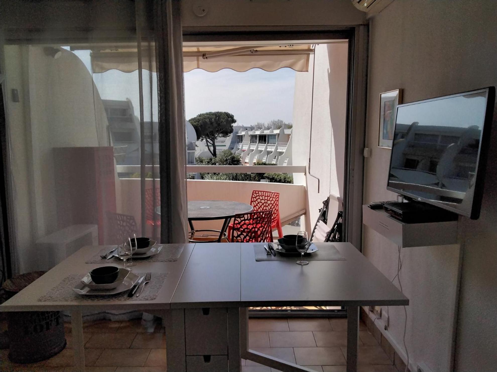 Vittoria Immobilier 7 -Reglement Sur Place - Cheques Vacances Acceptes La Grande Motte Cameră foto